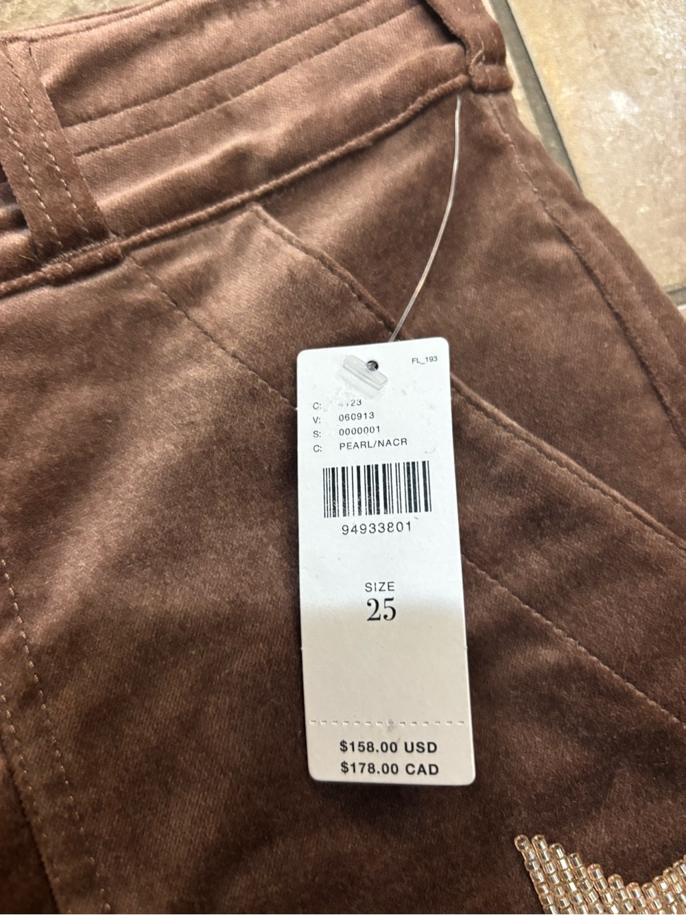 Anthropology Pilcro The Wanderer brown jeans NWT - Picture 5 of 7